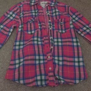 Pretty buttoned flannel
